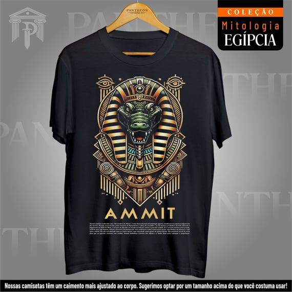 Camiseta Unissex - Deusa Ammit (Mitologia Egípcia)
