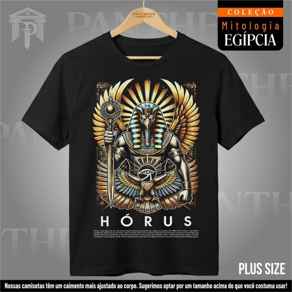 Plus SIze Unissex - Deus Hórus (Mitologia Egípcia)