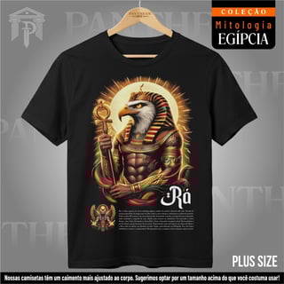 Plus Size Unissex - Deus Rá (Mitologia Egípcia)