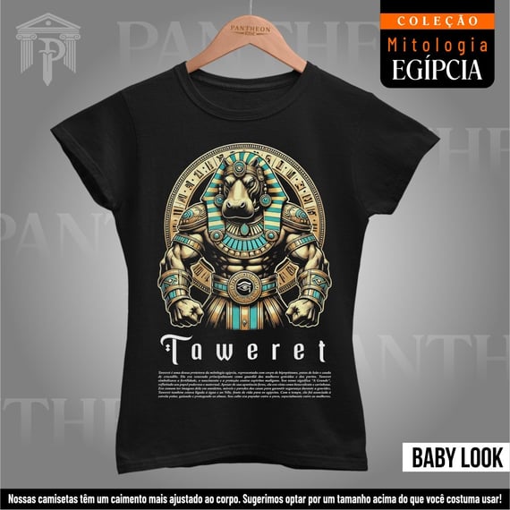 Baby Look - Deusa Taweret (Mitologia Egípcia)