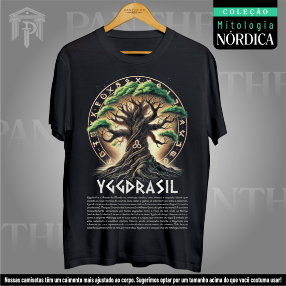 Camiseta Unissex - Yggdrasil (Mitologia Nórdica)