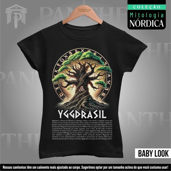 Baby Look - Yggdrasil (Mitologia Nórdica)