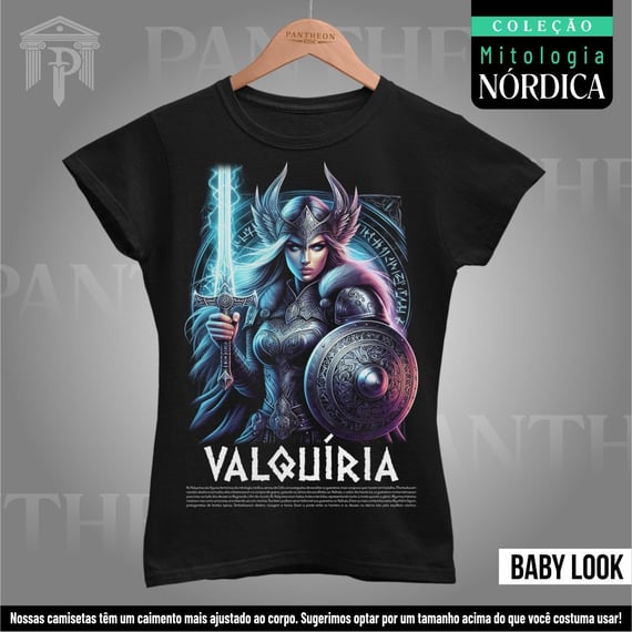 Baby Look - Valquíria (Mitologia Nórdica)