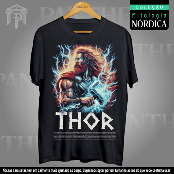 Camiseta Unissex - Deus Thor (Mitologia Nórdica)