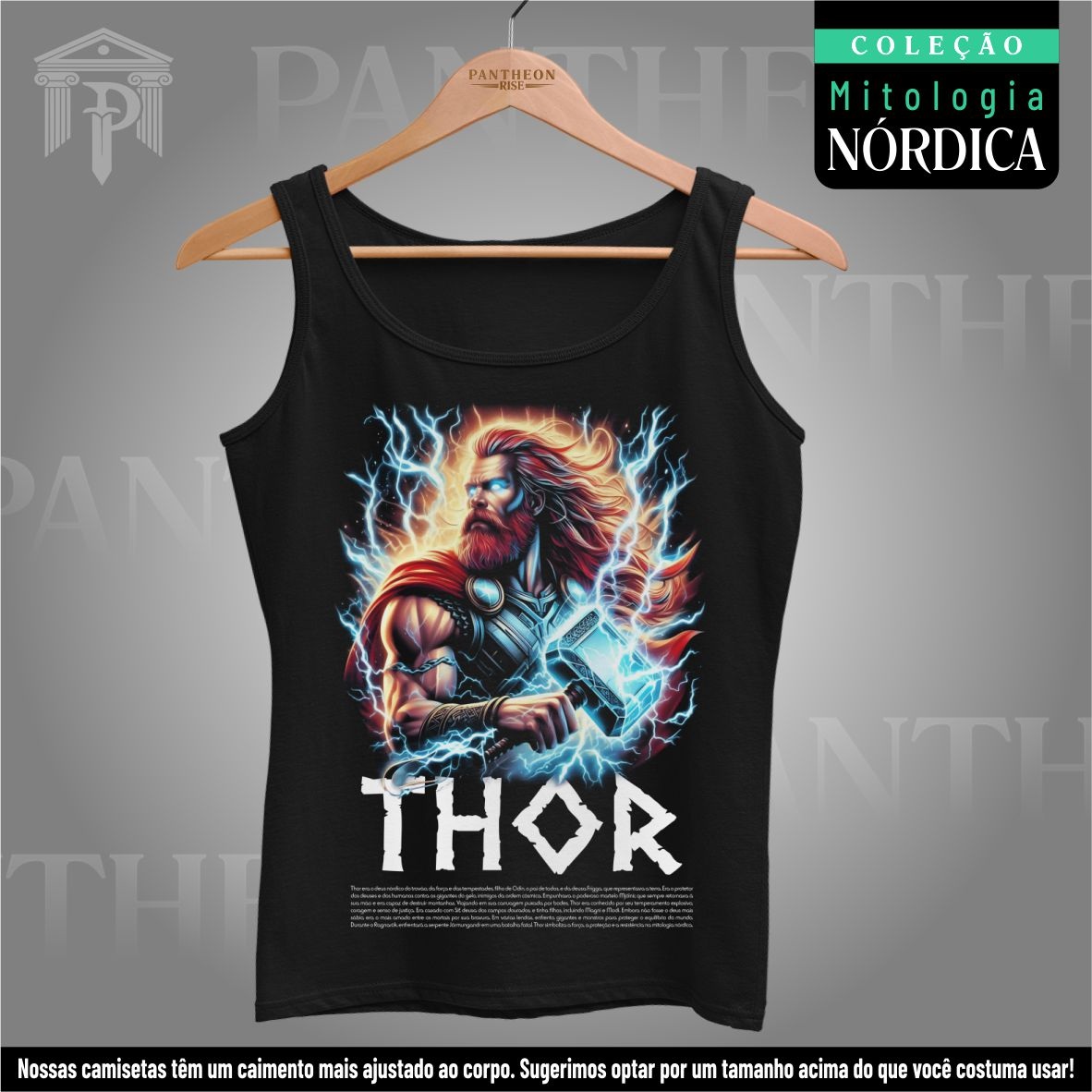 Nome do produto: Regata - Deus Thor (Mitologia Nórdica)