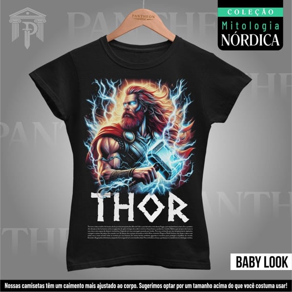 Baby Look - Deus Thor (Mitologia Nórdica)