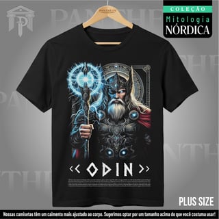 Plus Size Unissex - Deus Odin (Mitologia Nórdica)