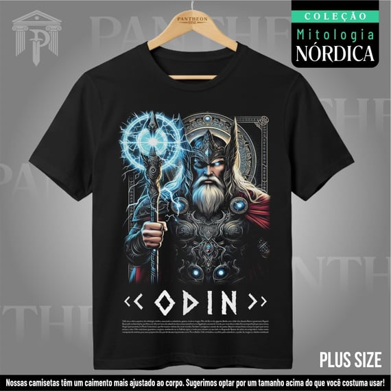 Plus Size Unissex - Deus Odin (Mitologia Nórdica)
