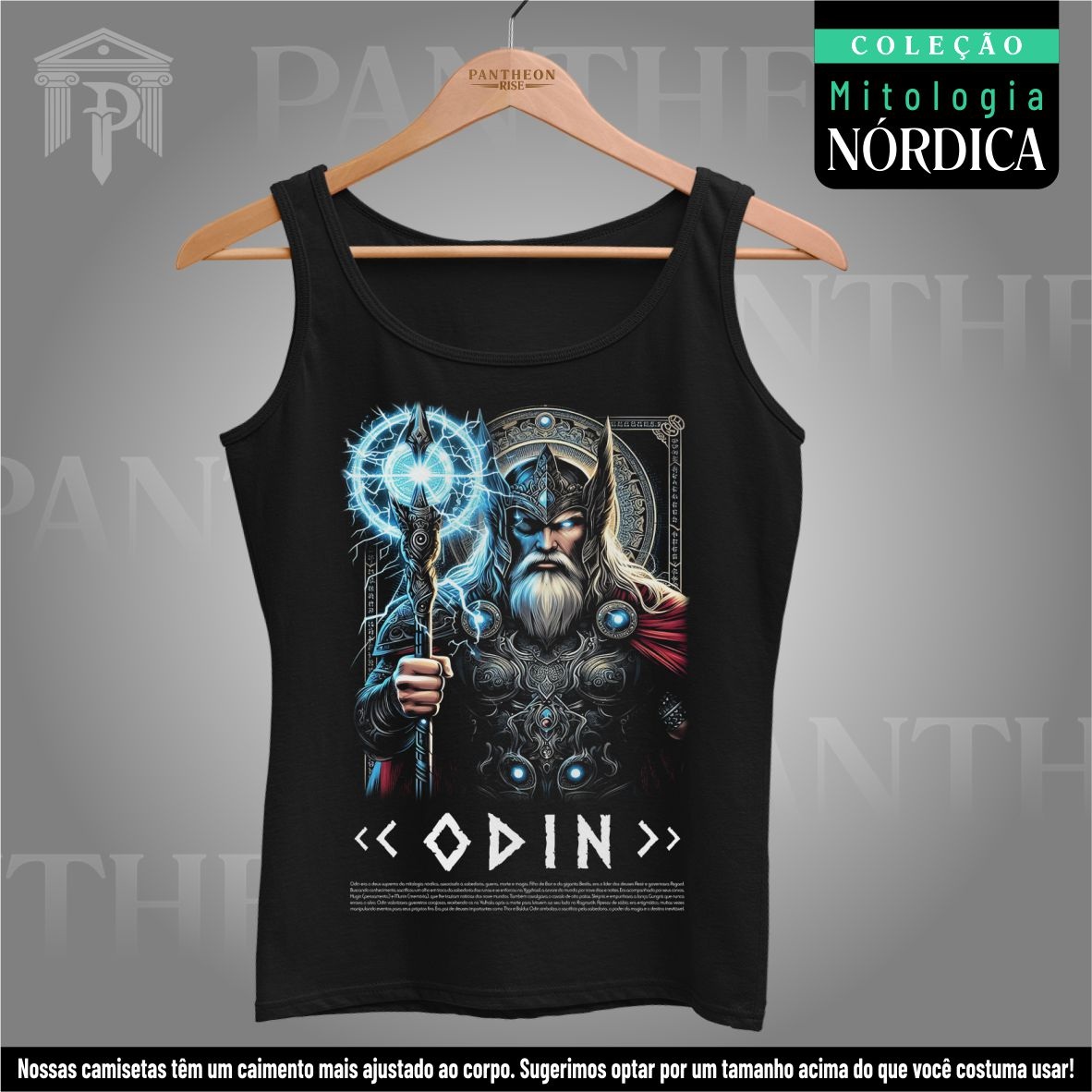 Nome do produto: Regata - Deus Odin (Mitologia Nórdica)