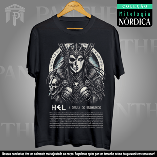 Camiseta Unissex - Deusa Hel (Mitologia Nórdica)