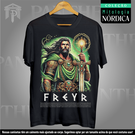 Plus Size Unissex - Deus Freyr (Mitologia Nórdica)