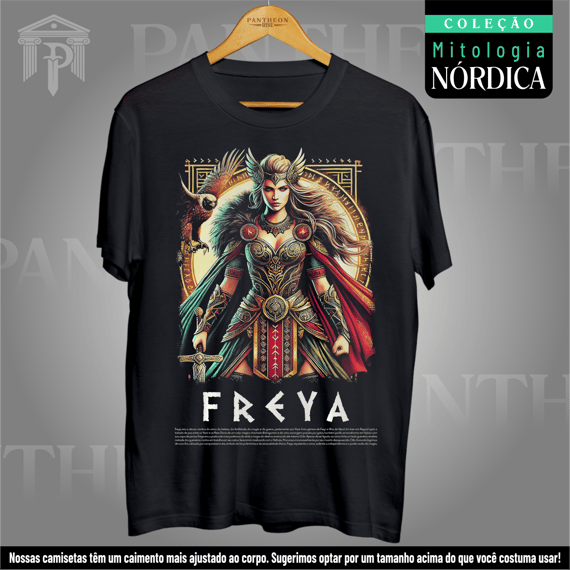 Camiseta Unissex - Deusa Freya (Mitologia Nórdica)
