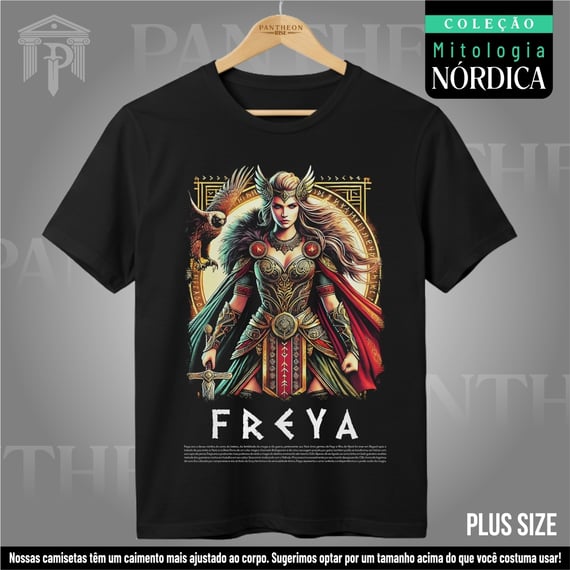 Plus Size Unissex - Deusa Freya (Mitologia Nórdica)