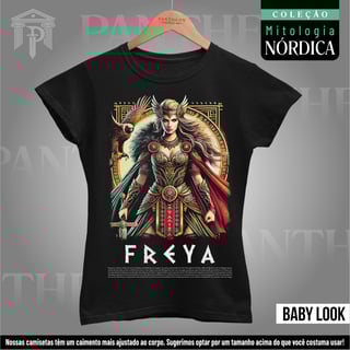 Baby Look - Deusa Freya (Mitologia Nórdica)
