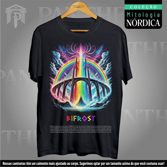 Camiseta Unissex - Bifröst (Mitologia Nórdica)