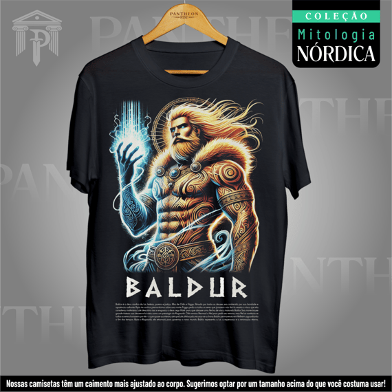 Camiseta Unissex - Deus Baldur (Mitologia Nórdica)