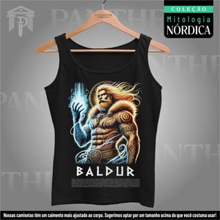 Nome do produto Regata - Deus Baldur (Mitologia Nórdica)