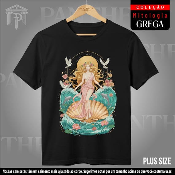 Plus Size Unissex - Deusa Afrodite (Mitologia Grega)