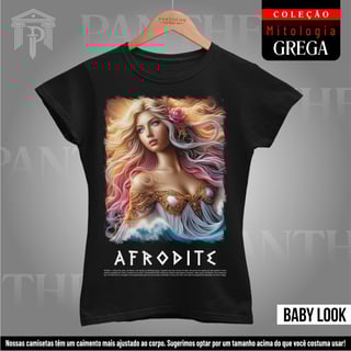 Baby Look - Deusa Afrodite (Mitologia Grega)