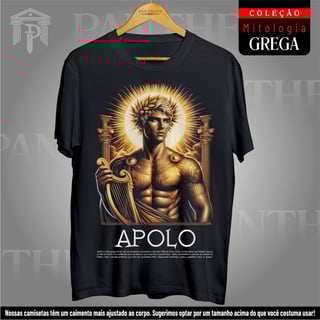 Nome do produto Camiseta Unissex - Deus Apolo (Mitologia Grega)