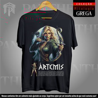 Camiseta Unissex - Deusa Ártemis (Mitologia Grega)