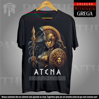 Camiseta Unissex - Deusa Atena (Mitologia Grega)