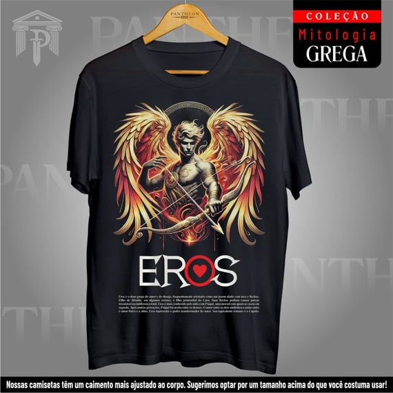 Camiseta Unissex - Deus Eros (Mitologia Grega)