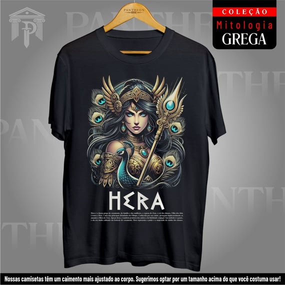 Camiseta Unissex - Deusa Hera (Mitologia Grega)