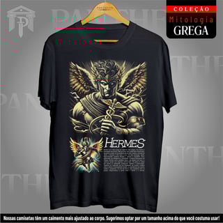 Nome do produto Camiseta Unissex - Deus Hermes (Mitologia Grega)