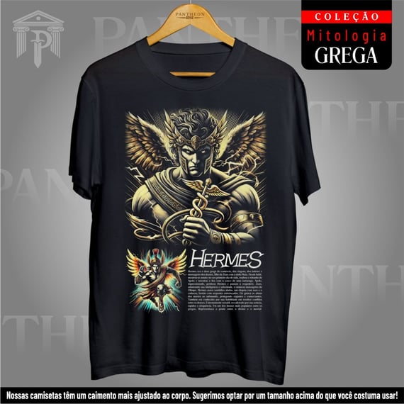 Camiseta Unissex - Deus Hermes (Mitologia Grega)