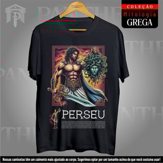 Nome do produto Camiseta Unissex - Perseu (Mitologia Grega)