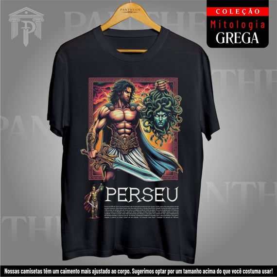 Camiseta Unissex - Perseu (Mitologia Grega)