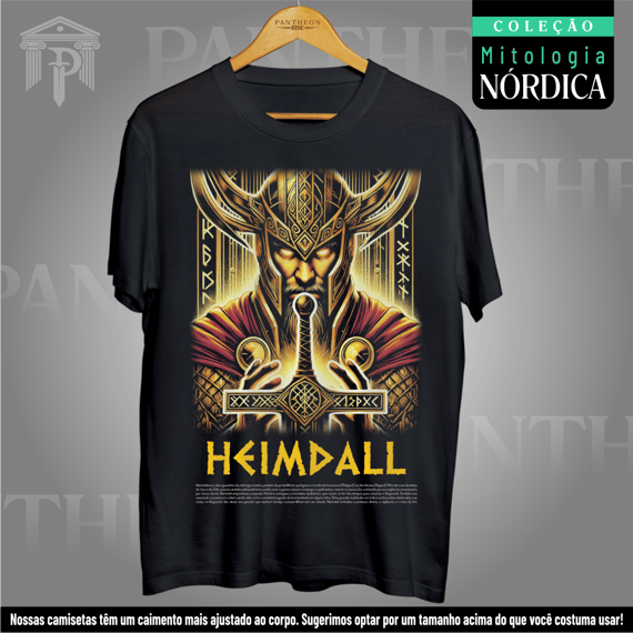 Camiseta Unissex - Deus Heimdall (Mitologia Nórdica)
