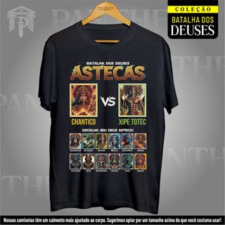 Camiseta Unissex - Batalha dos Deuses Astecas