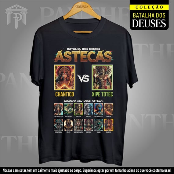 Camiseta Unissex - Batalha dos Deuses Astecas