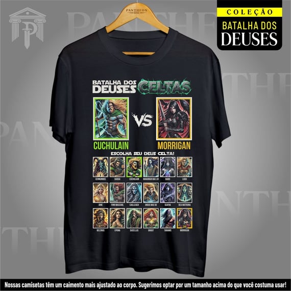 Camiseta Unissex - Batalha dos Deuses Celtas