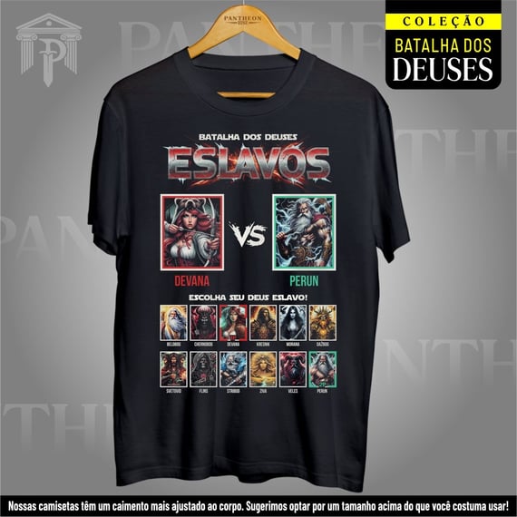 Camiseta Unissex - Batalha dos Deuses Eslavos