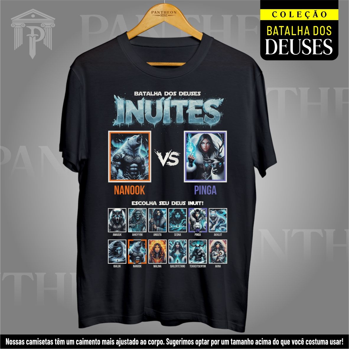 Nome do produto: Camiseta Unissex - Batalha dos Deuses Inuites