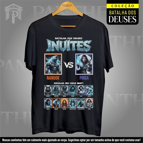 Camiseta Unissex - Batalha dos Deuses Inuites