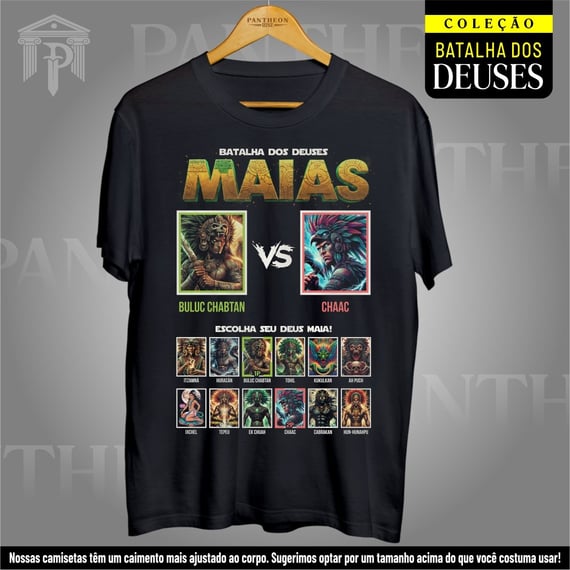 Camiseta Unissex - Batalha dos Deuses Maias