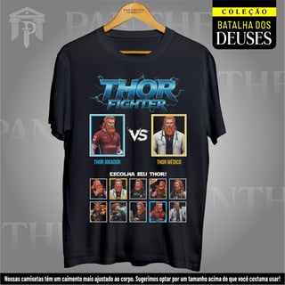 Camiseta Unissex - Batalha dos Deuses (Thor)