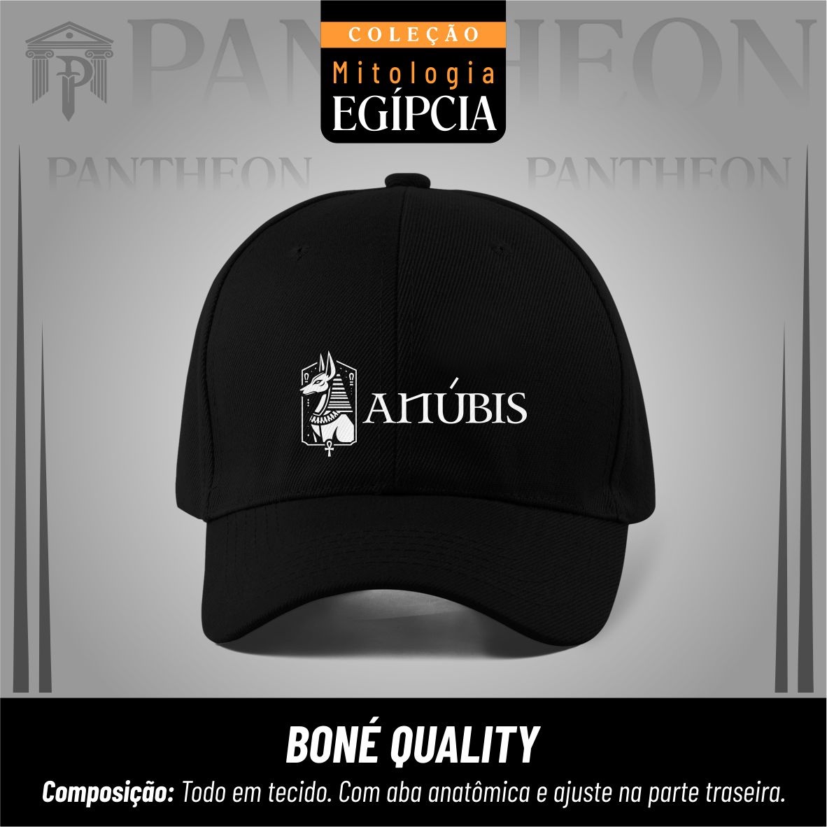 Nome do produto: Boné Quality Anúbis