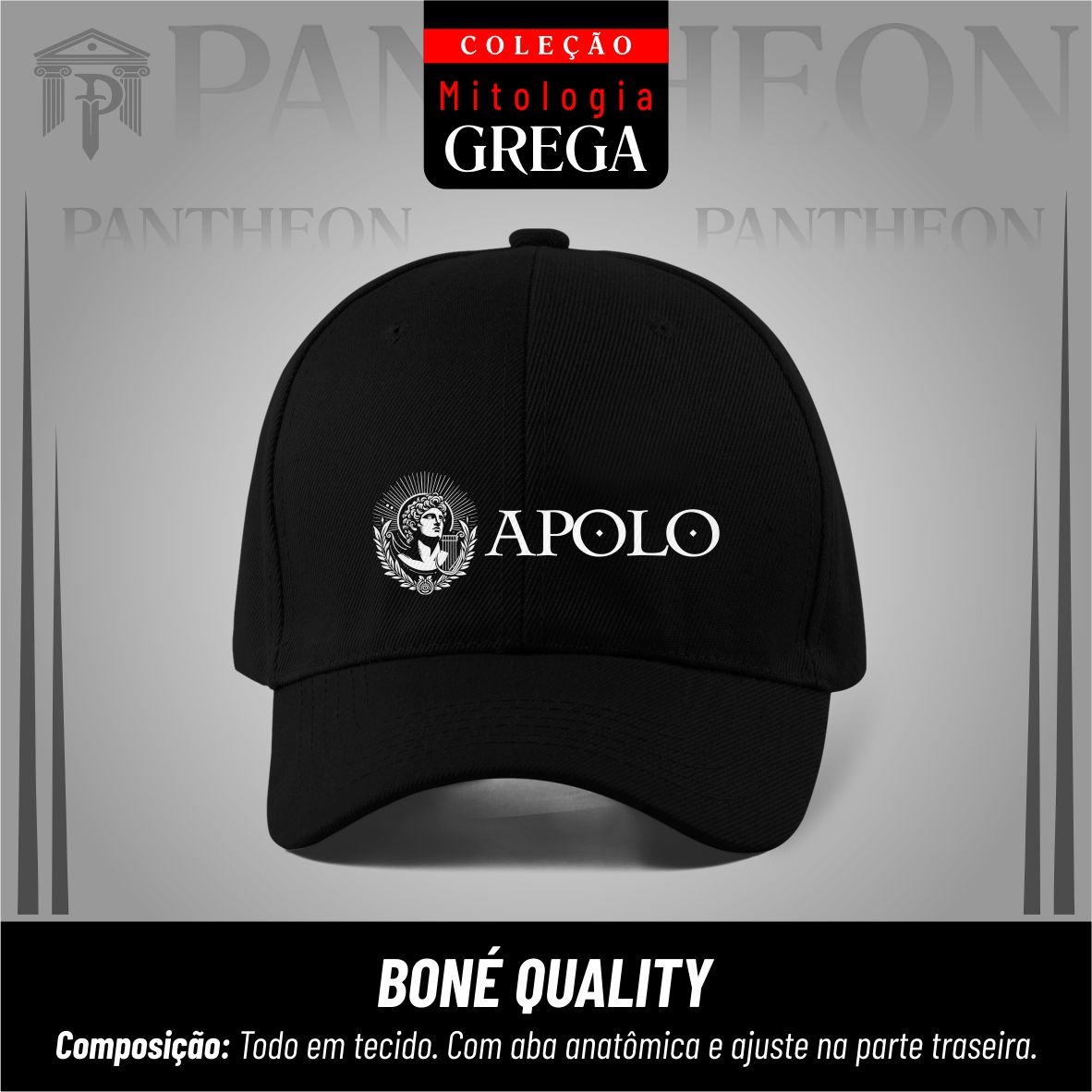 Nome do produto: Boné Quality Apolo