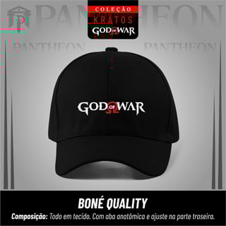 Boné Quality God of War Preto