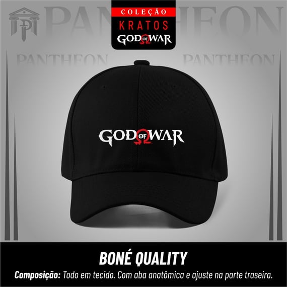 Boné Quality God of War Preto
