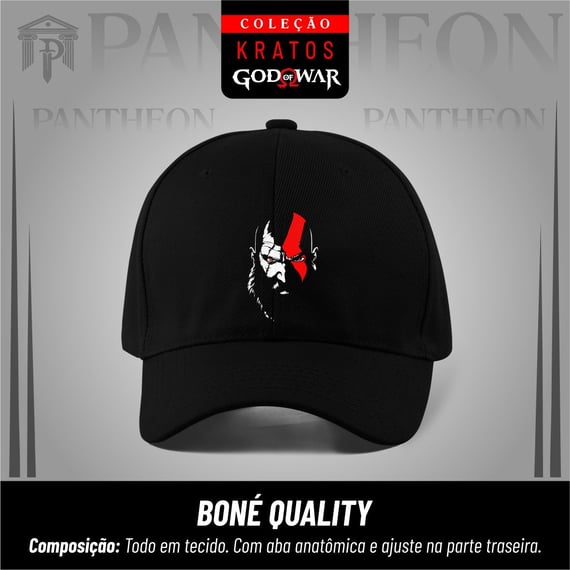 Boné Quality Kratos Preto