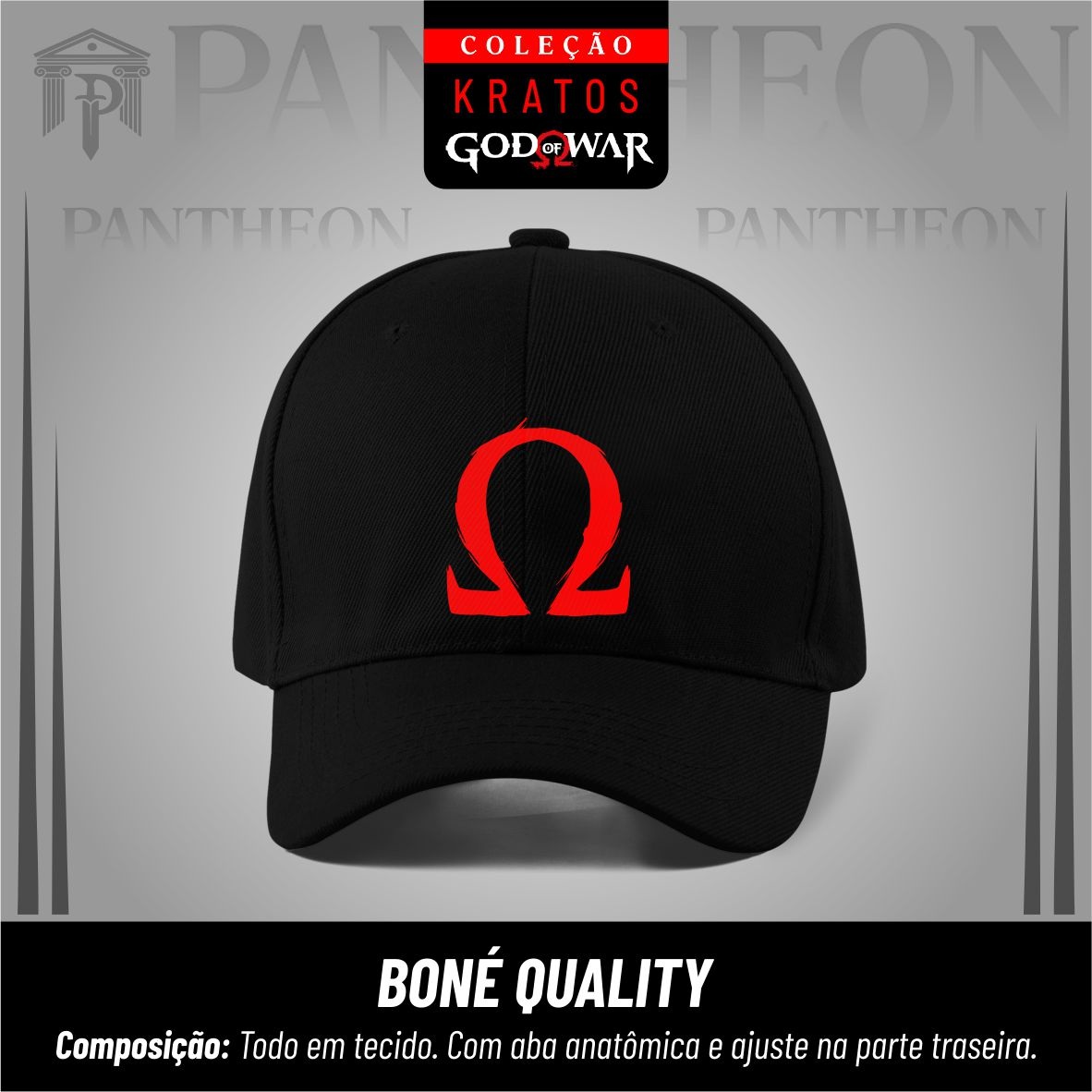 Nome do produto:  Boné Quality Ômega 