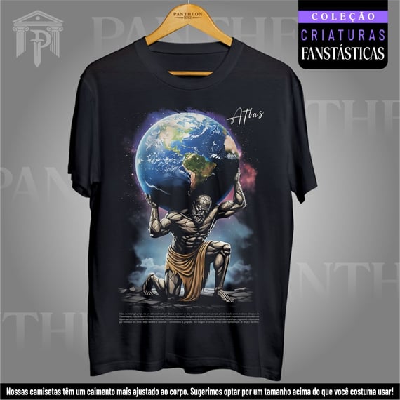 Camiseta Unissex - Titã Atlas