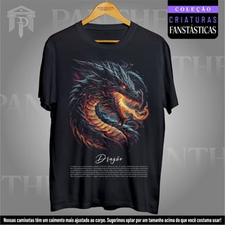 Nome do produto Camiseta Unissex - Dragão