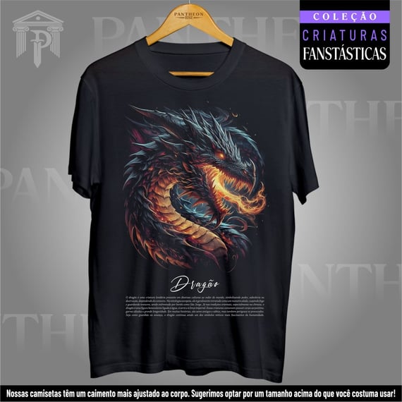 Camiseta Unissex - Dragão